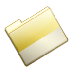 Closed Simple Yellow Folder